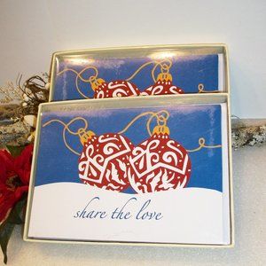 2 Boxes BRUSH DANCE Christmas Holiday Cards NEW - SEALED - 12 Cards in EACH Box